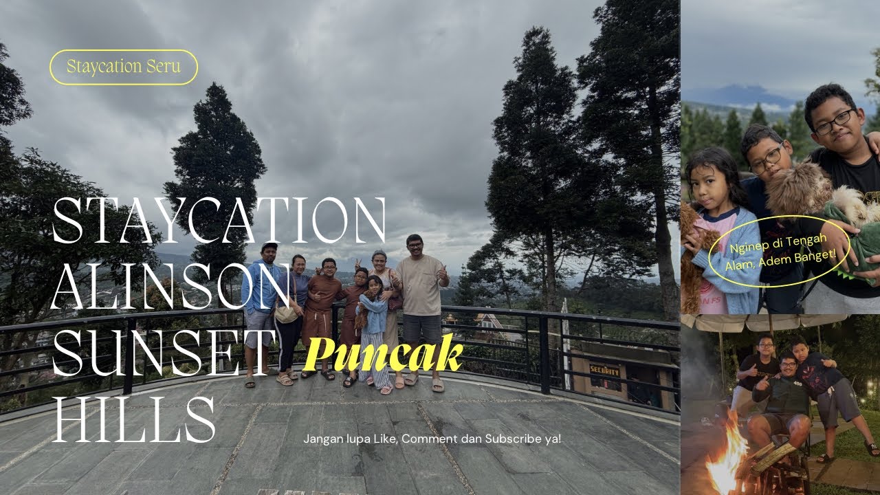 Staycation di Alinson Sunset Hill Puncak .. dingiiiiiinnnnnn 🥶