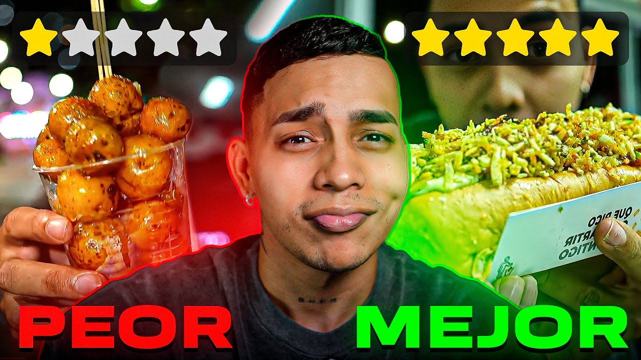 PROBANDO la MEJOR (y PEOR) COMIDA CALLEJERA de MEDELLÍN! 🤯🌮🔥︱VLOG #4
