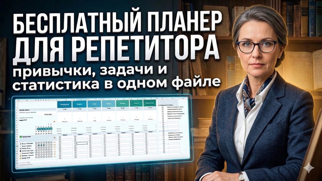 Бесплатный планер для репетитора