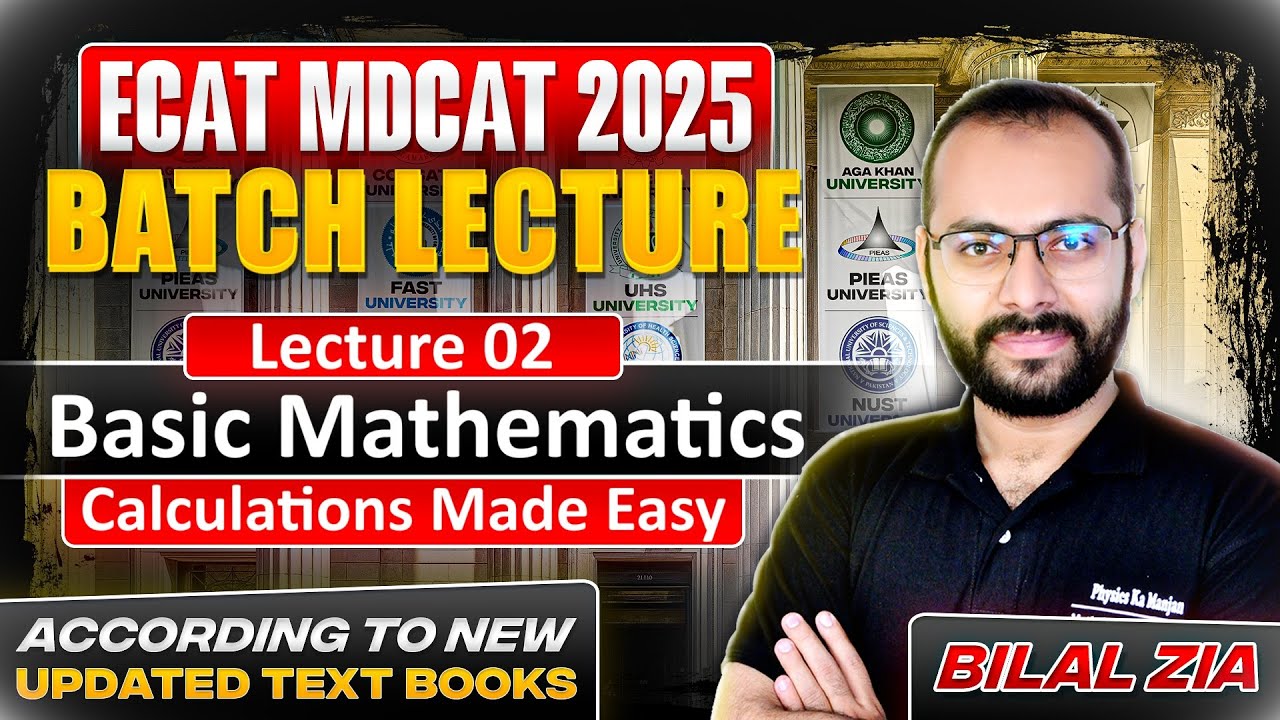 Basic Maths 02 | Calculations Made Easy | Remaining Topics | ECAT | MDCAT | BS | Boards
