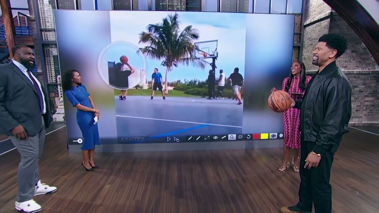 Breaking down Tom Brady playing with Michael Jordan on the court 🏀 | NBA Today