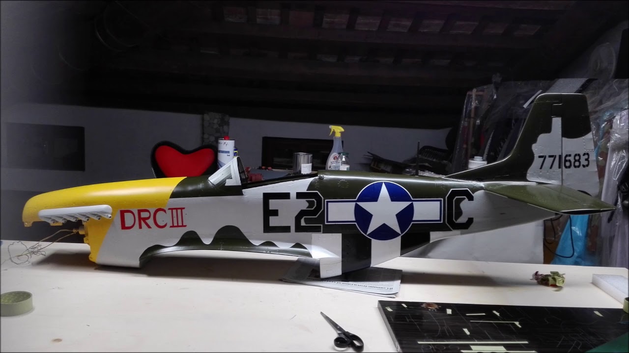 p51 mustang topflite giant balsa kit scala 1/5