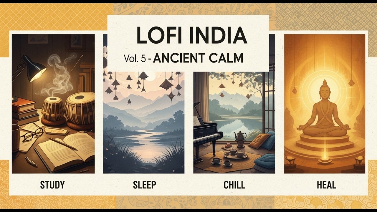 LOFI INDIA Vol. 5 &ndash; STUDY SLEEP CHILL HEAL#LoFiIndia #EveningBreeze #MeditationBeats #RelaxingMusic