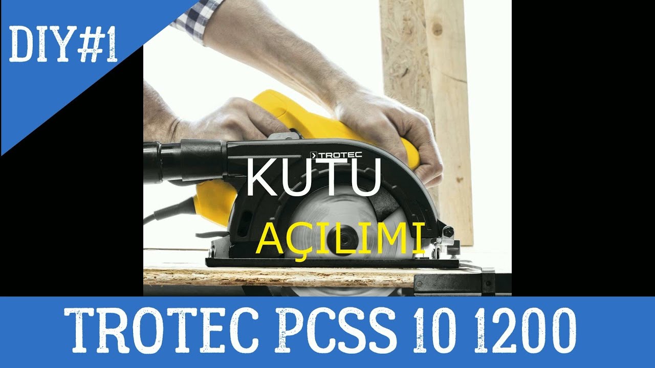 TROTEC PCSS 10 1200w DAİRE TESTERE #MuratPinhas #DIY #KendinYap