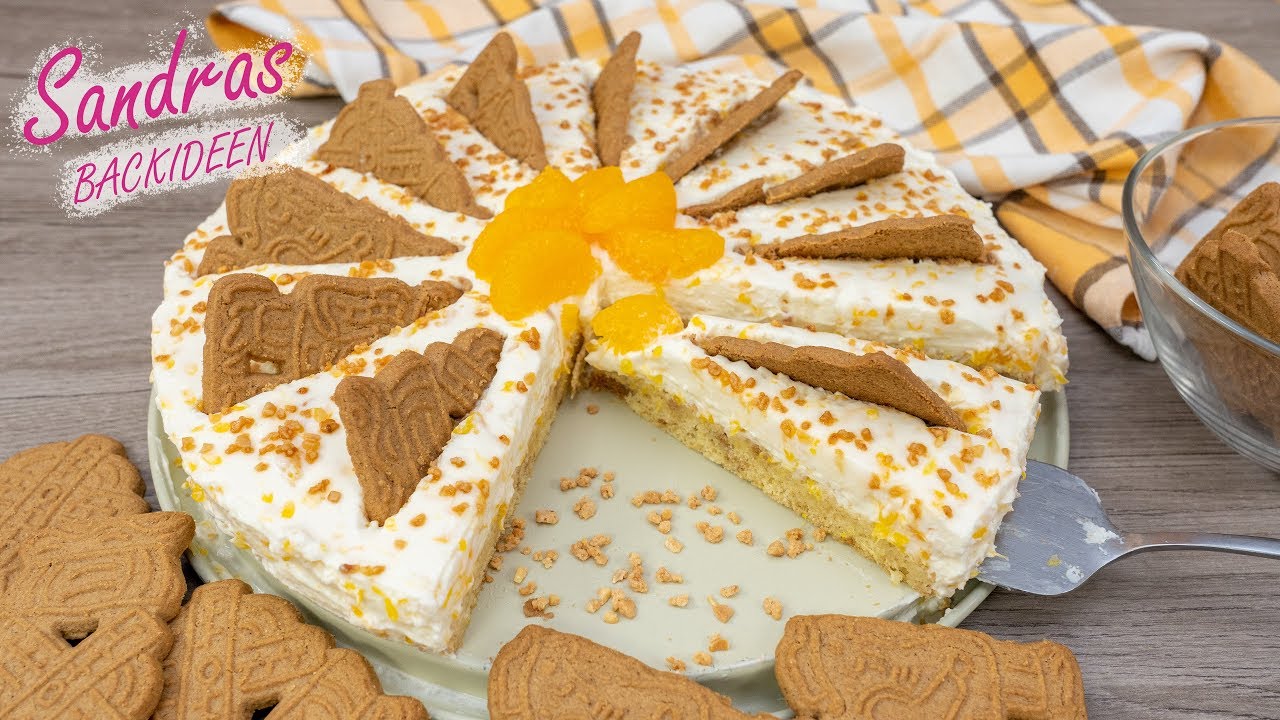 Mandarinen Spekulatius Torte | Adventstorte | fruchtige Quarktorte | leichtes Rezept einfach lecker