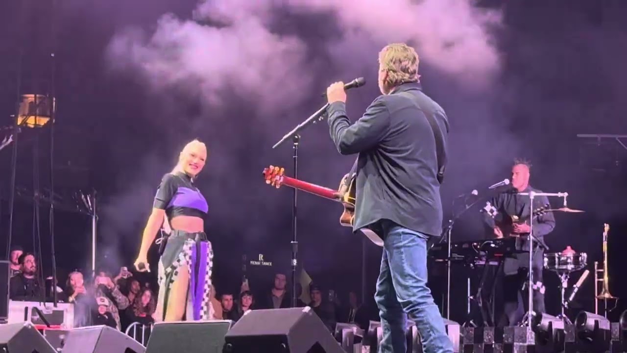 Gwen Stefani Blake Shelton PURPLE IRISIS 02/17/2024 @ Cali Vibes Long Beach