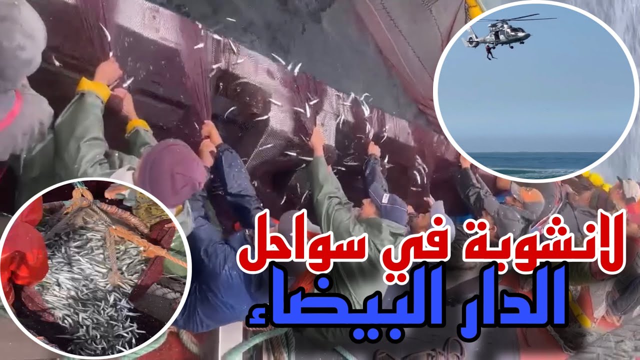 عدنا برحلة صيد على لانشوبة من سواحل الدار البيضاء