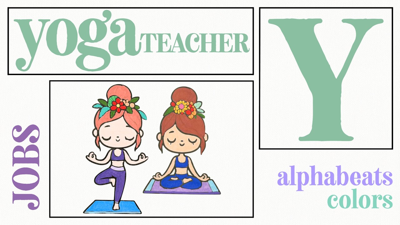 ABC Songs for Kids | Y | YOGA TEACHER 🧘 | Learn the Alphabet with Jobs!