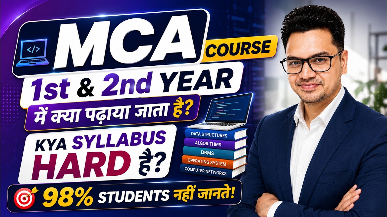 MCA New Syllabus 2026 | MCA Subject List | MCA Course Details | By Sunil Adhikari