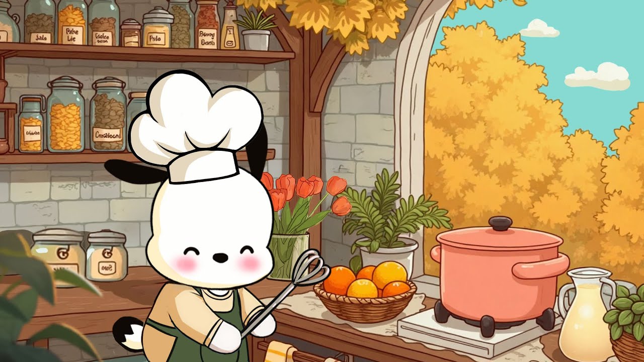 Little Chef Pochacco 🍳 Autumn Lofi Chill Vibes for your day