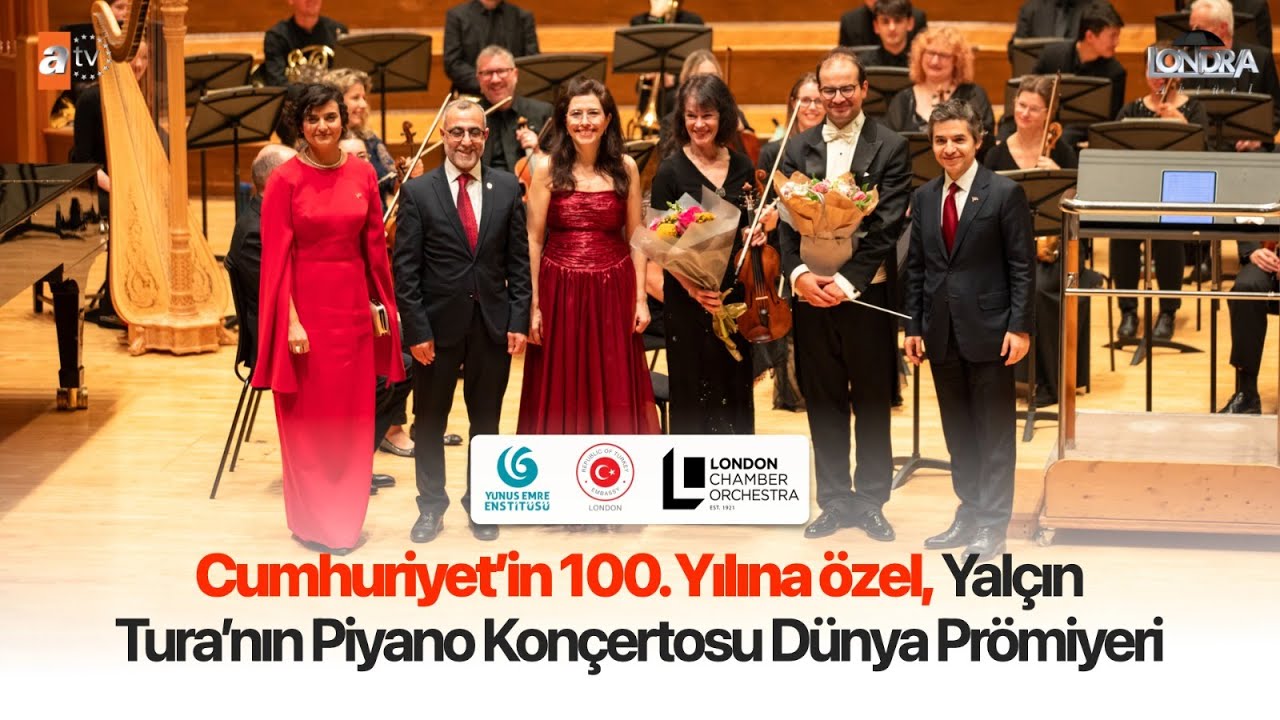 Cumhuriyet’in 100. Yılına özel, Yalçın Tura’nın Piyano Konçertosu Dünya Prömiyeri