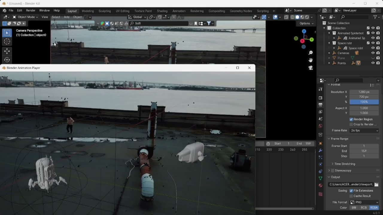 Integrating CGI into Live Action - Timelapse | Haziq Giri