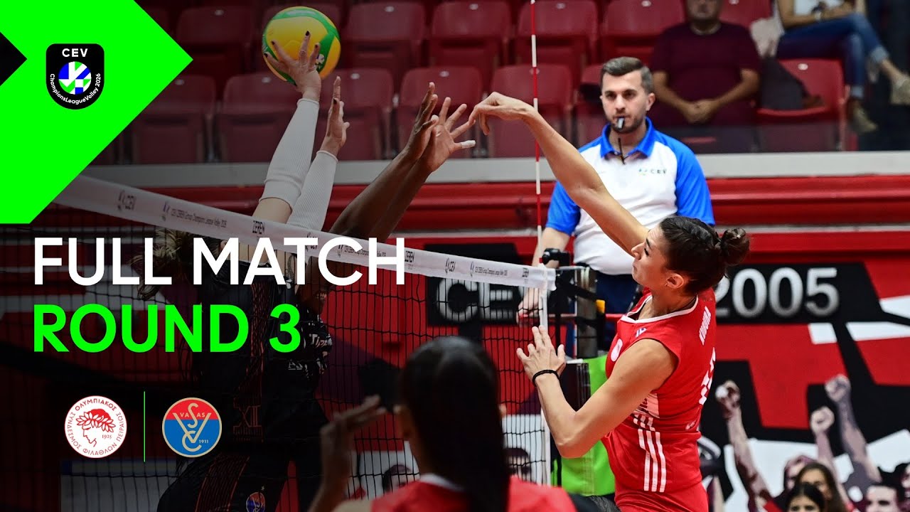 Full Match | Olympiacos PIRAEUS vs. Vasas &Oacute;buda BUDAPEST | CEV Champions League Volley 2026