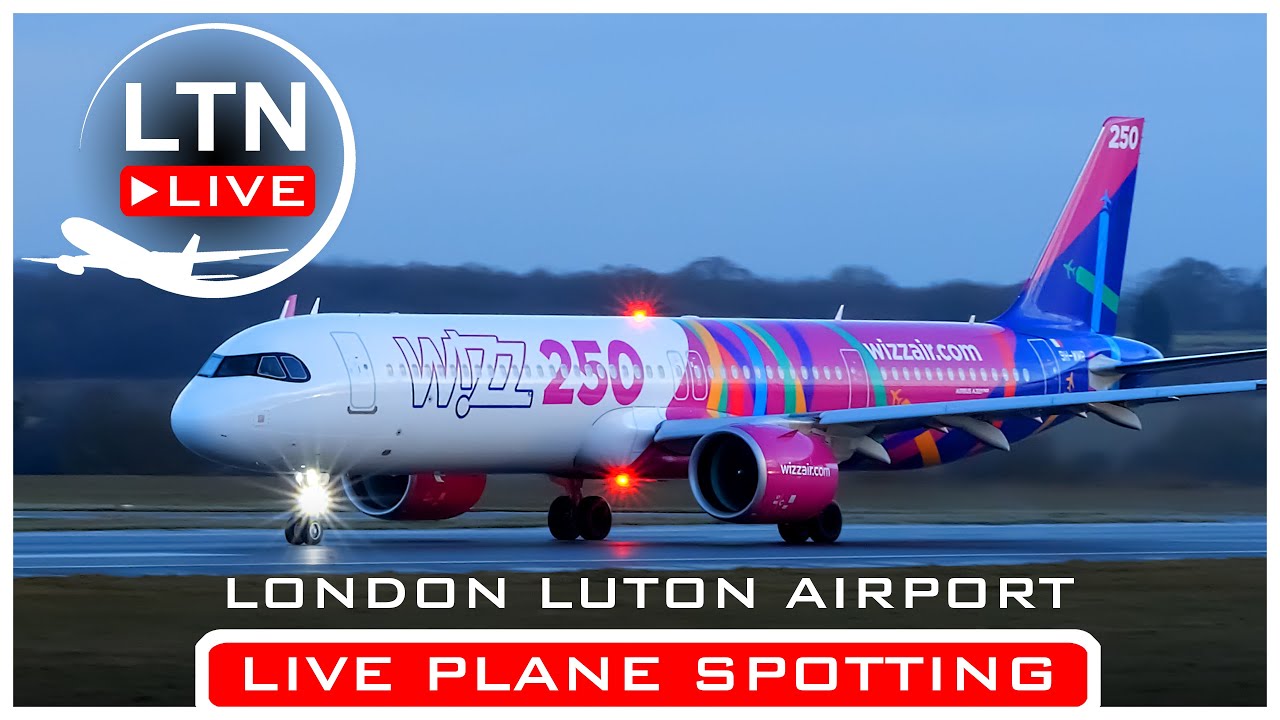 ✈️ LIVE LONDON LUTON AIRPORT PLANE SPOTTING