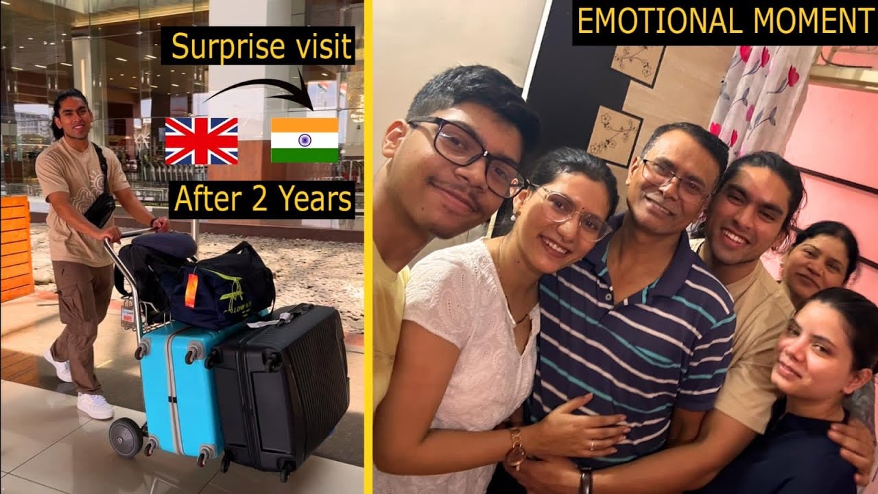SURPRISE VISIT FROM LONDON TO INDIA AFTER 2 YEARS