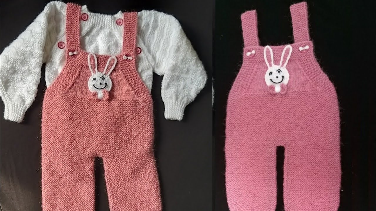 बच्चों के लिए Romper बनाने का तरीका Part -3/ Dungaree knitting || step by step knitting | baby pant