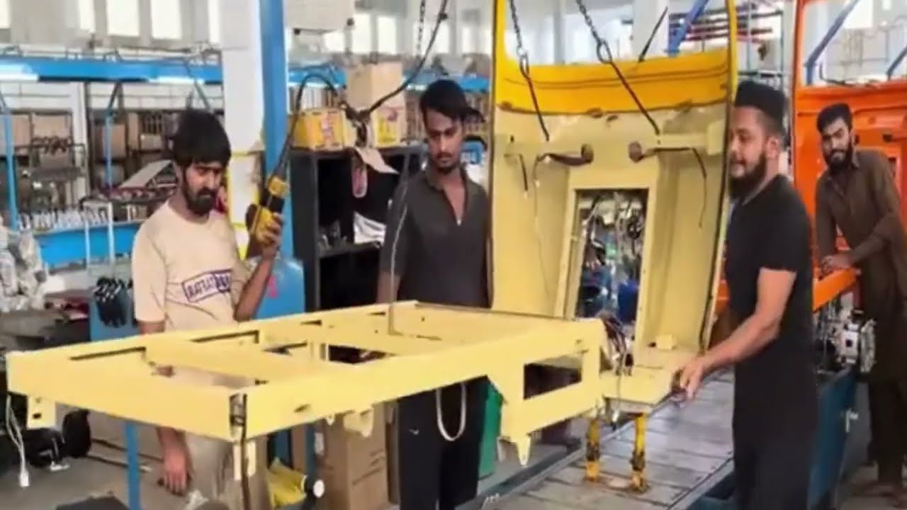 Auto Rickshaw Manufacturing Process 2025 | Factory Tour