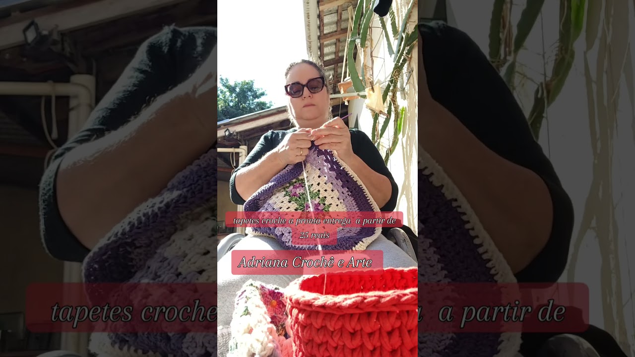 tapetes croch&ecirc; vende vende #crochet #croche