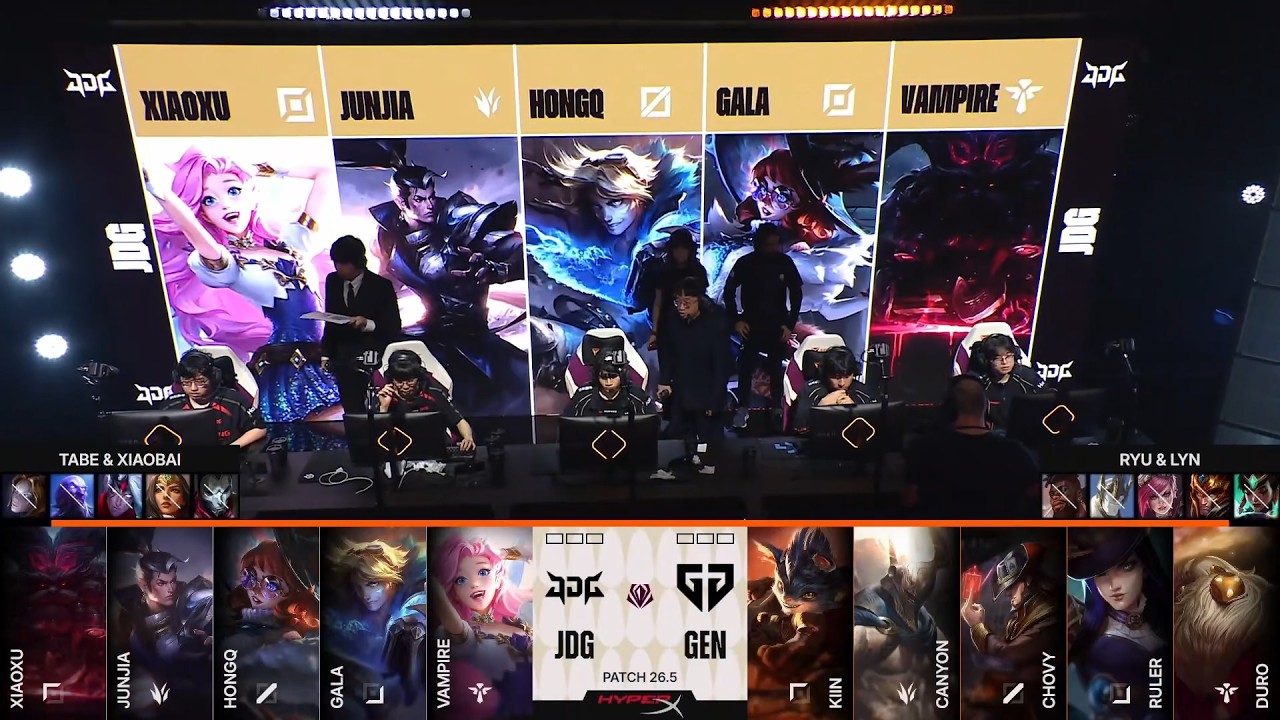 【2026全球先鋒賽】B組 JDG vs GEN #1