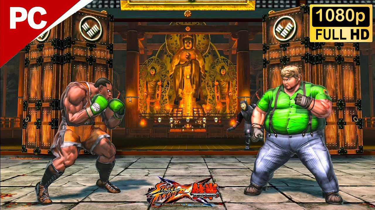 Пол и Балрог против Боба и Руфуса | Геймплей Street Fighter X Tekken на ПК