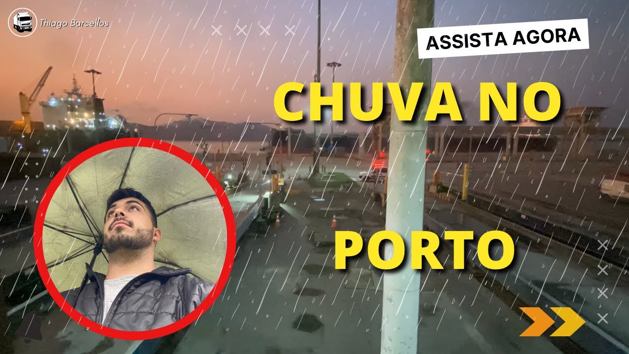 O QUE ACONTECE NO PORTO QUANDO CHOVE?? | Pov Driving Truck DAF XF 530