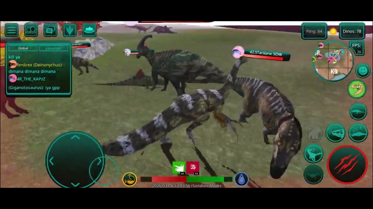 The cursed isle (therizinosaurus grow ) sampai 100%