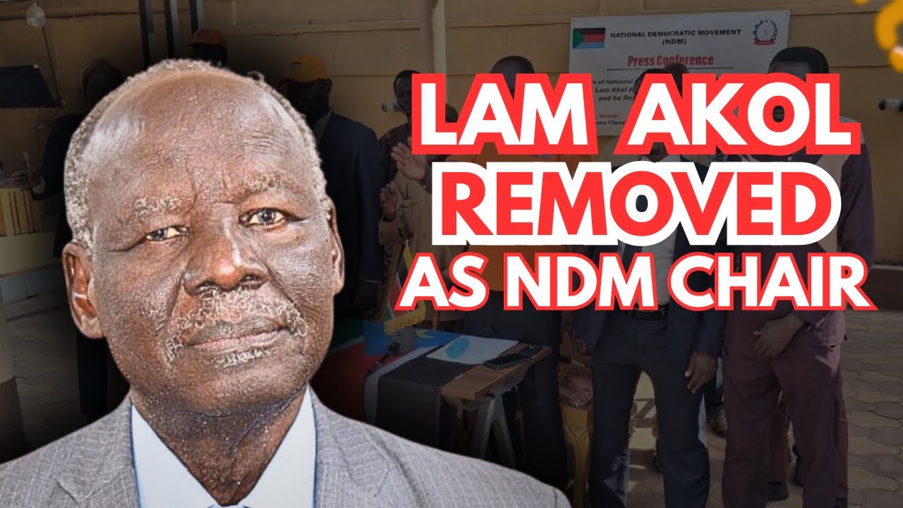 This is why Dr. Lam Akol Ajawin got Kicked out of the National Democratic Movement (NDM) Party. 