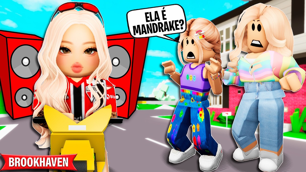 MINHA FAMÍLIA DESCOBRIU QUE SOU MANDRAKE | Historinhas Brookhaven Rp Bibi e Lud
