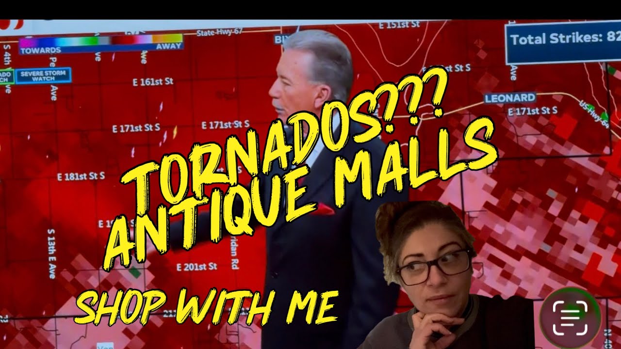 🌪TORNADOES -WONT Stop Me! On the HUNT for Antique/Vintage Treasures @ I-44 Antique Mall Tulsa, OK