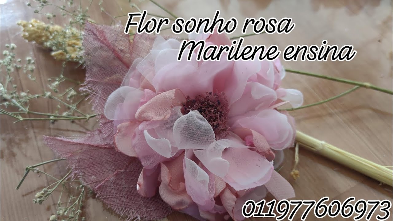 flor sonho rosa
