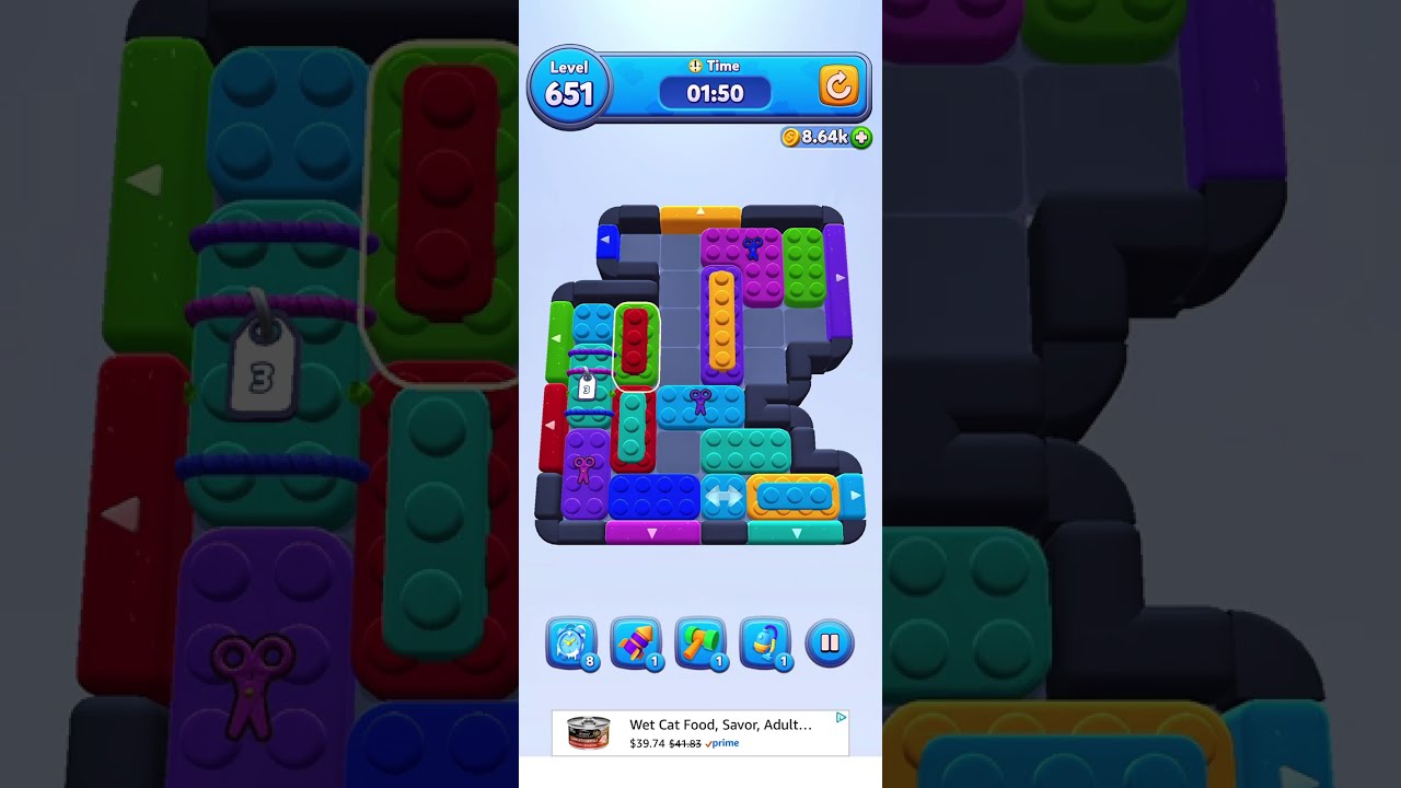 Solve Color Block Jam 651