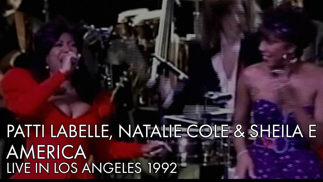 RARE | Patti LaBelle, Natalie Cole & Sheila E | America | Live in LA 1992