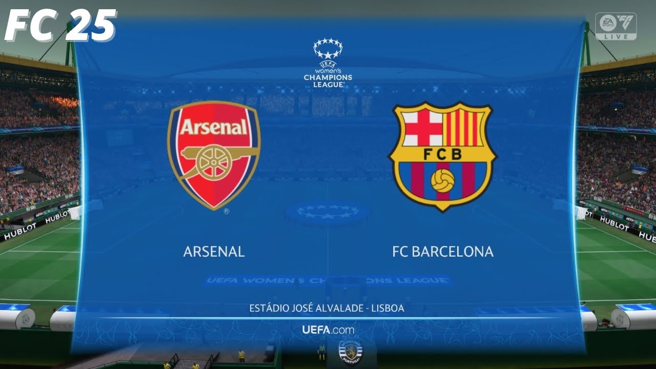 Arsenal vs FC Barcelona | Final | UEFA Women's Champions League | FC 25 |