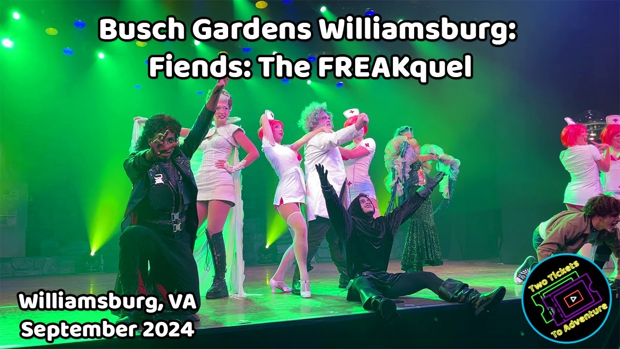 Fiends: The FREAKquel (Full Show / Front Row) | Busch Gardens Williamsburg | September 2024