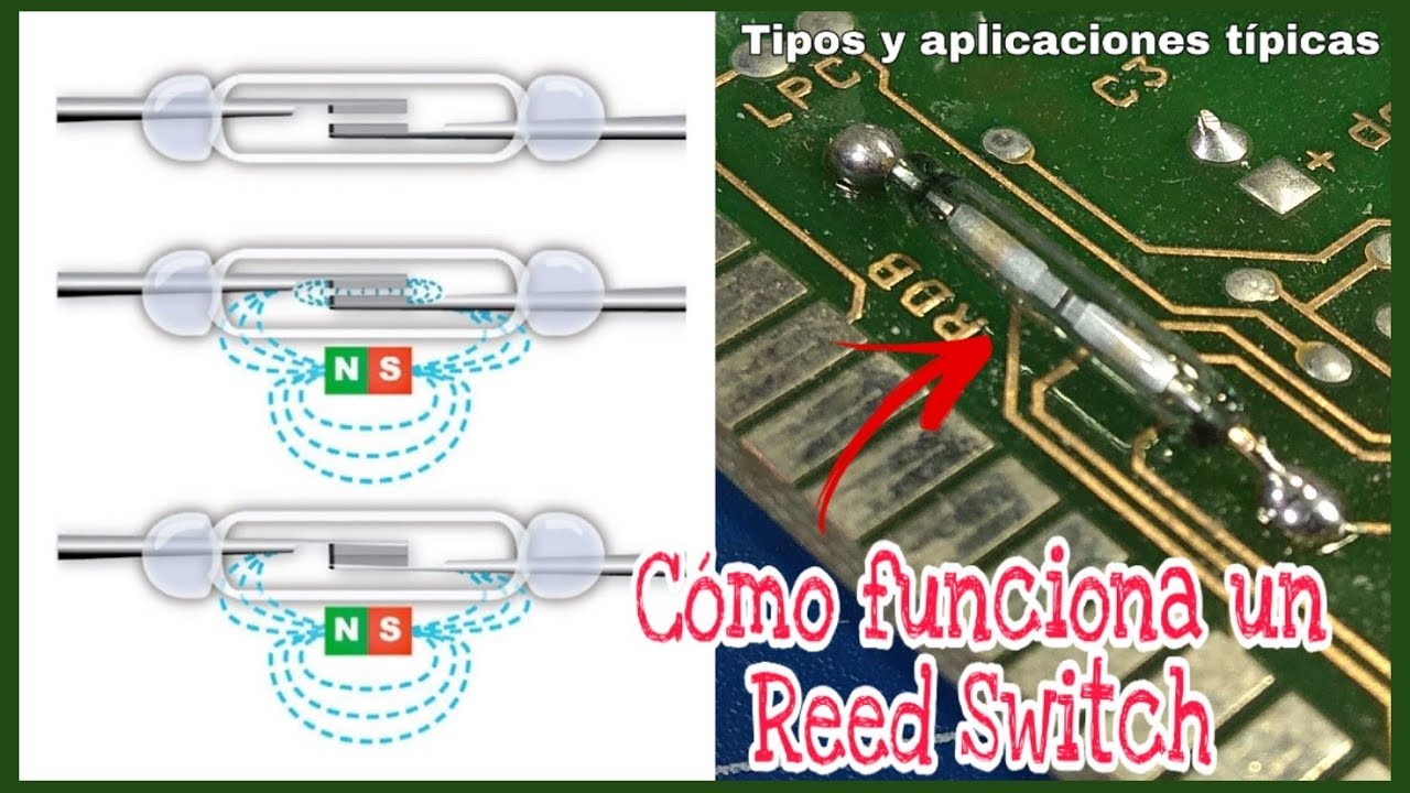 QUÉ ES Y CÓMO FUNCIONA UN INTERRUPTOR MAGNÉTICO (REED SWITCH)