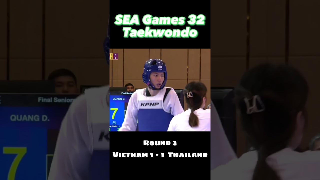 Taekwondo - SEA Games 32 (Final) #shorts #seagames #taekwondo #highlights #sports