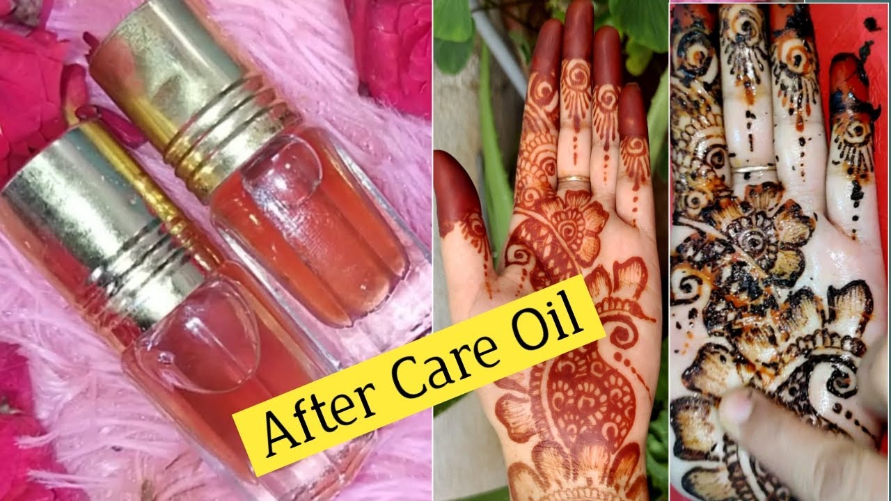 After Care Oil-Eid Special//Secret for Dark Stain//Homemade Natural Henna Care Oil//mehendi-Dark clr