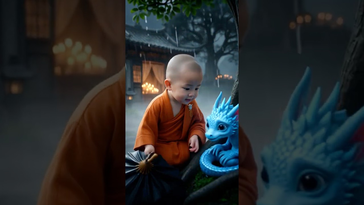 The Little Dragon in the Temple — A Bond Between Heaven and Heart🐉✨