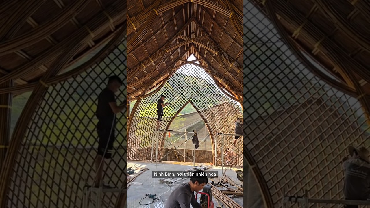 Thi C&ocirc;ng Nh&agrave; Tre Ở Ninh B&igrave;nh &ndash; Lựa Chọn Ho&agrave;n Hảo Cho Kh&ocirc;ng Gian Xanh #nhatre ,#ninhqueanh