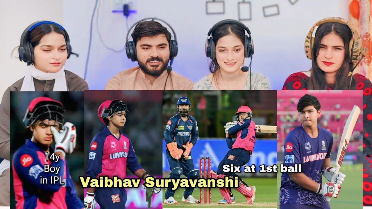 Vaibhav Suryavanshi 14 year ka IPL Player Sixers at 1st Ball 😱