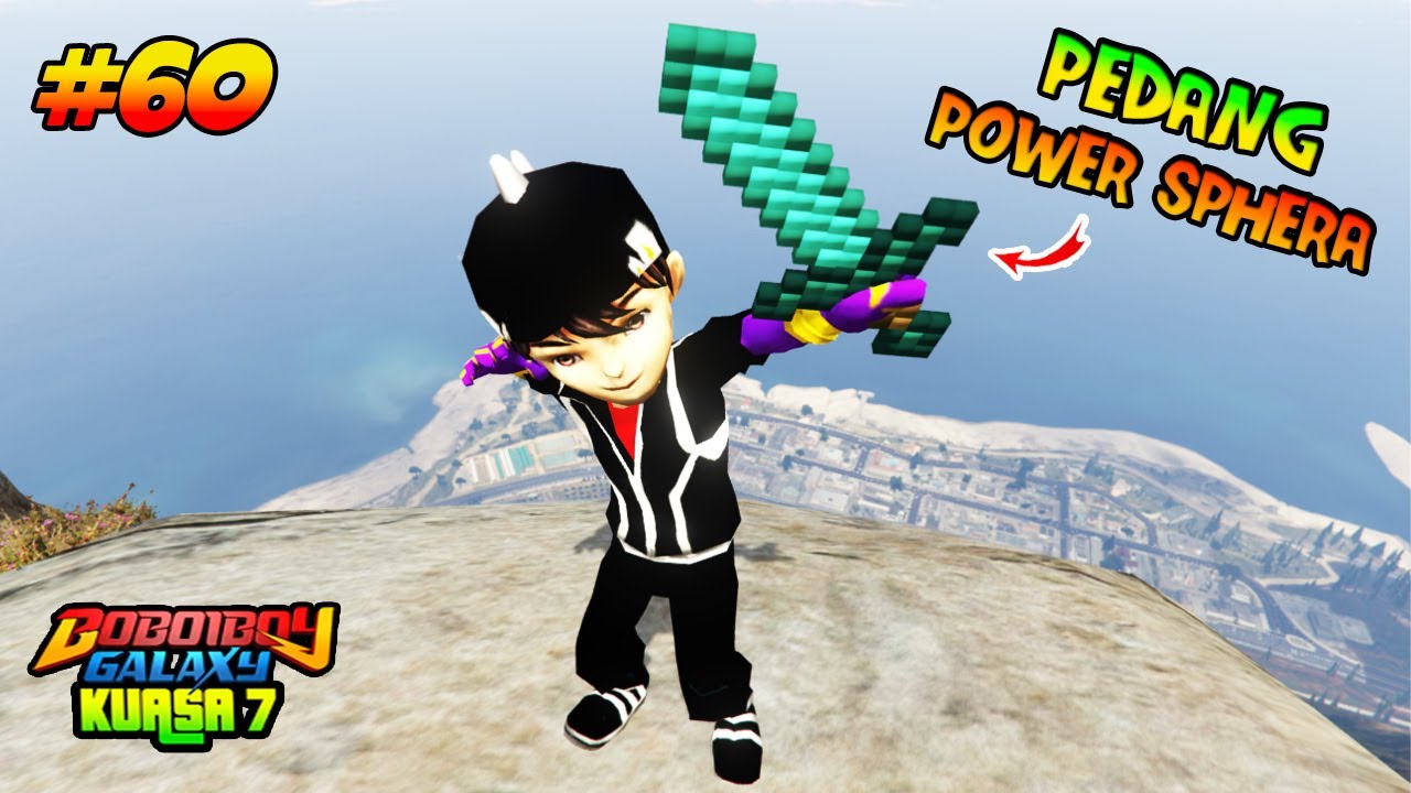 PEDANG ELEMENTAL POWER SPHERA, BOBOIBOY GEMPA MEREBUT PEDANG LEGENDARIS !!! GTA 5 MOD