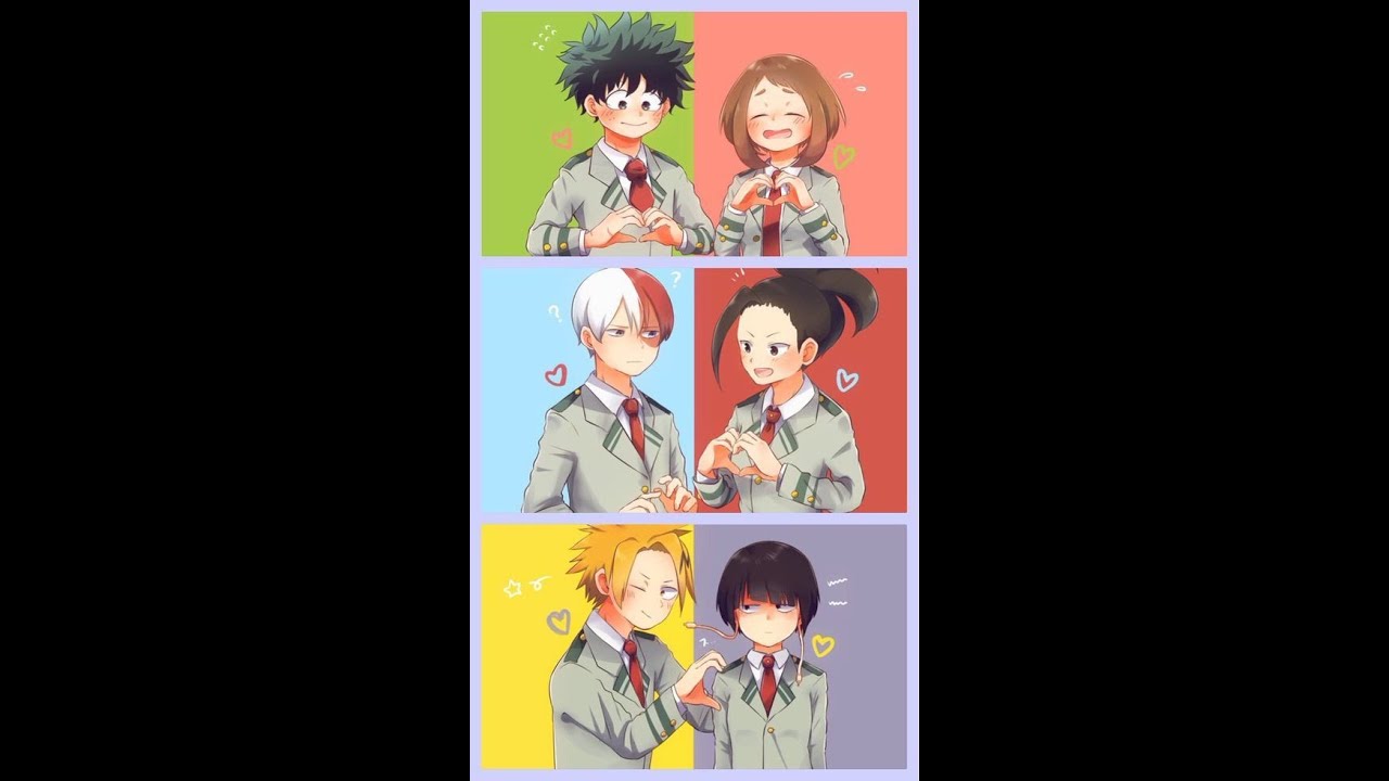 MHA Texts: Girls Prank Their Boyfriends (IzuOcha, KamiJirou, TodoMomo, KiriMina, BakuCamie, TokoTsu)