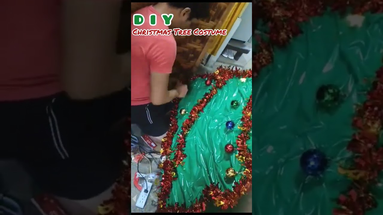 DIY Christmas Tree Costume