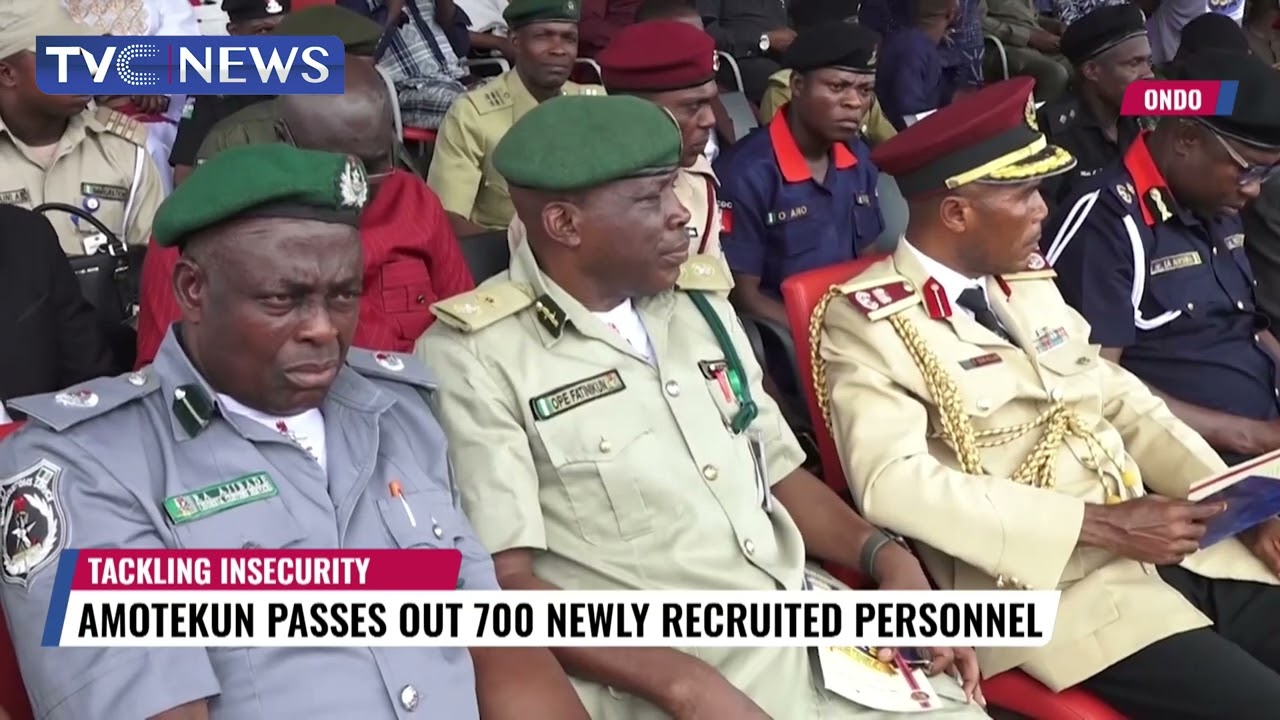 Amotekun Passes Out 700 Newly Recruited Personnel