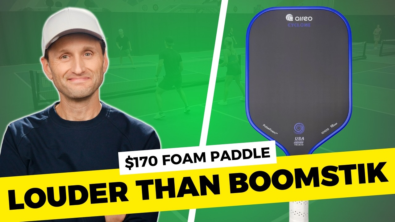 Aireo Cyclone Review: $170 Foam Paddle Louder Than Boomstik | Pickleball