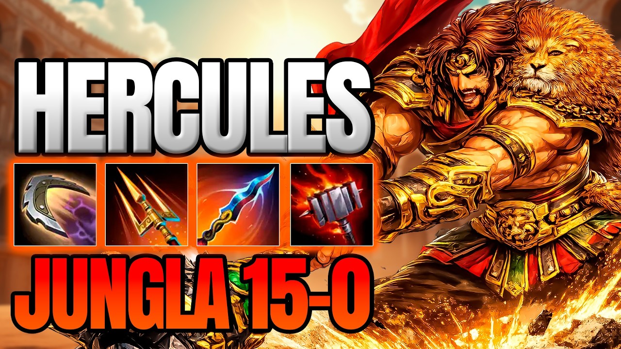 HERCULES JUNGLA A FULL DAÑO ES UNA BOMBA NUCLEAR