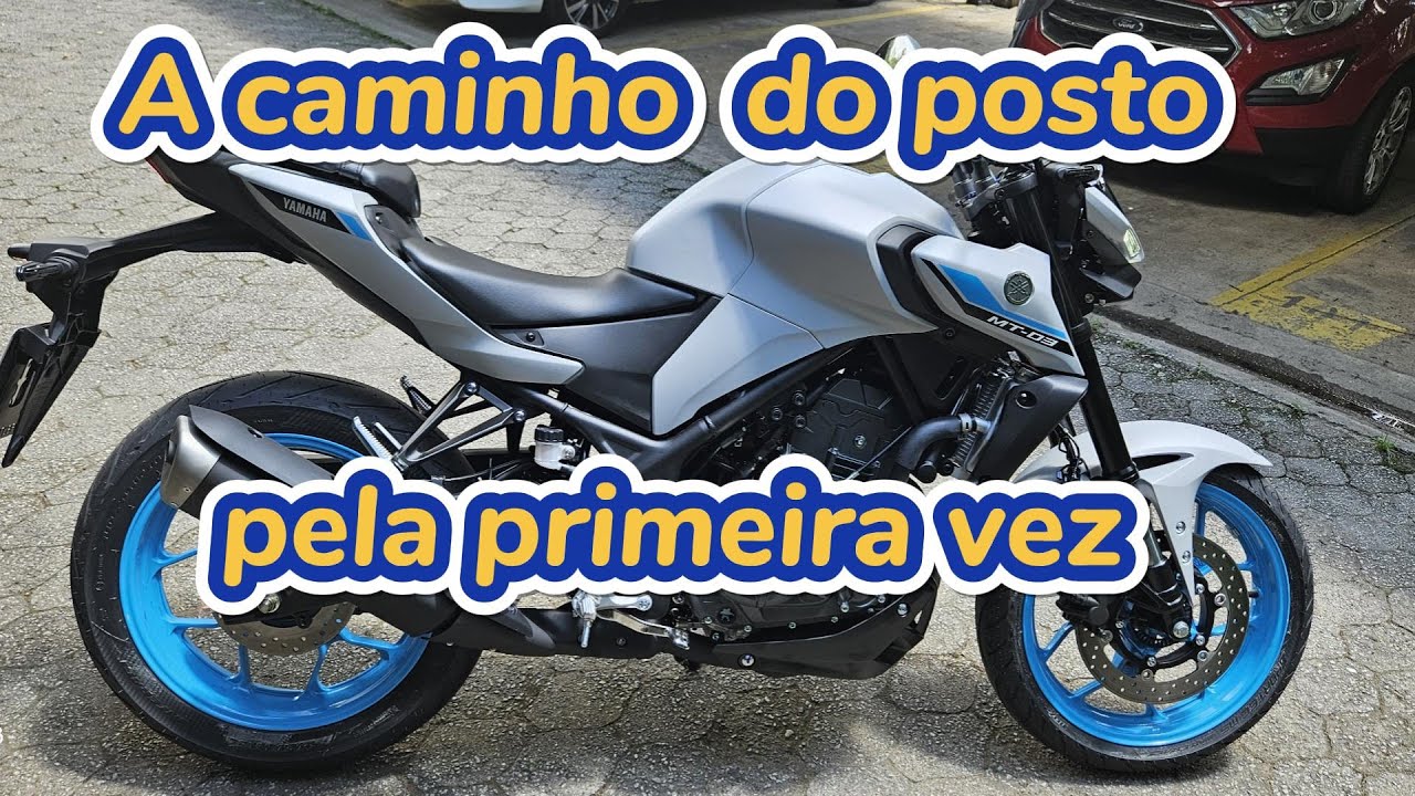 Motozani - MT03 a caminho do posto pela primeira vez
