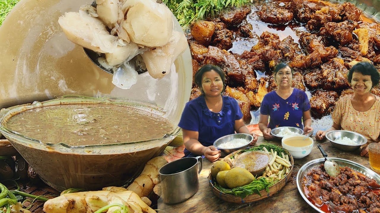 ဝက်ခေါင်ချဥ်ရနံ့ လေအောက်ကနေမွှေးခံနေတဲ့ ဧည့်သည်