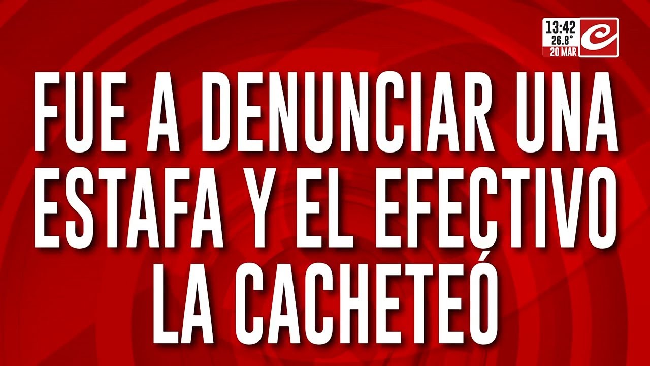 Tremendo: fue a denunciar una estafa y terminó siendo agredida por el policía