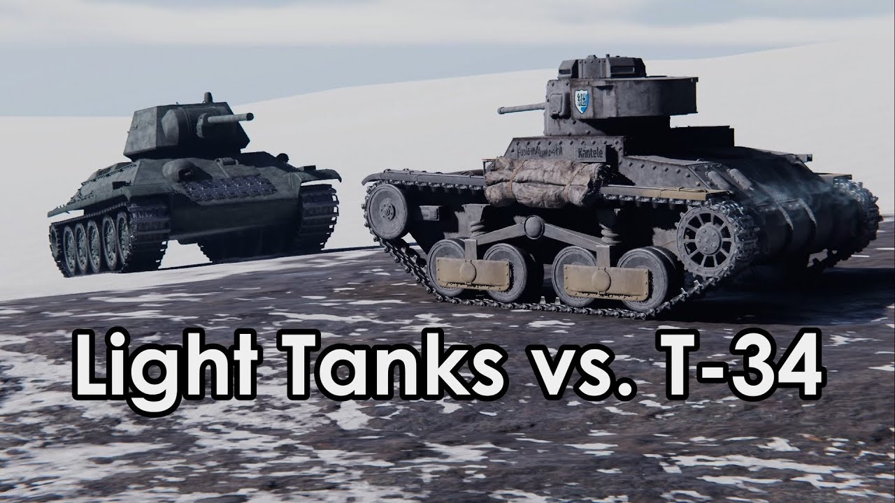 Сможет ли легкий танк победить Т-34?